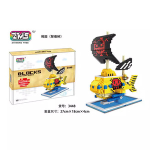 Mini blocs de construction en plastique ABS, bateau pirate <span class=keywords><strong>Thousand</strong></span> Sunny Going Merry, jouet éducatif pour adolescents et adultes de plus de 14 ans - Product Image 5