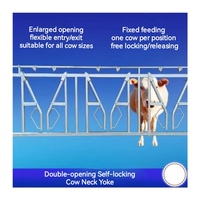 Nuevo y Resistente Bloqueador de Cabeza para Vacas Lecheras de Acero Galvanizado en Caliente, Resistente a la Corrosión y al Óxido, Capacidad de Carga de 500 kg