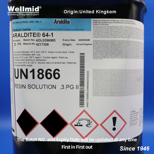 ARALDITE 64-1 Vinyl Phenolic Resin Glue Brake e Clutch Bonding Pode ser aplicado por roller coater ou pulverização Redux 64-1 <span class=keywords><strong>Adhesive</strong></span> - Product Image 3