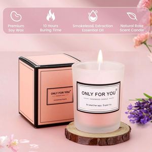 Canasta de Regalo Spa Rosa 2025 para Mujer, Set de Velas Aromáticas para Cumpleaños, Graduación y Halloween - Product Image 3