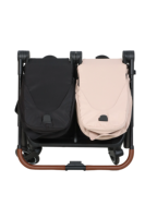 Poussette double pour bébé et tout-petit, taille complète, côté à côté, légère, réversible, compacte, pliage facile, capacité de charge de 15 à 20 kg, 0-3 ans