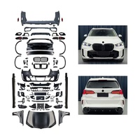 Kit de carrosserie pour X5, modification et mise à niveau F15 2014-2018, pare-chocs avant G05, capot moteur, garde-boue, pare-chocs arrière, hayon
