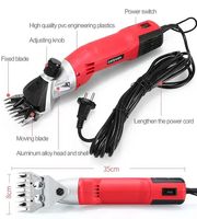 Tondeuse électrique pour moutons ST009 500W, machine à tondre la laine, vitesse réglable, 110V 220V 50 60Hz 0-2800 tr/min, outil pour l'élevage