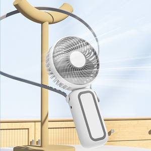 Ventilateur de bureau portable USB à 3 vitesses, ultra-silencieux, en plastique, à faible consommation d'énergie, avec design pliable et tour de cou, électrique - Product Image 4