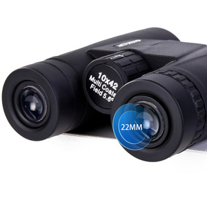 Binoculares de alta potencia 10X42, ocular grande, visión nocturna, Bak4 FMC, fotografía de concierto con poca luz para teléfono móvil de plástico - Product Image 4