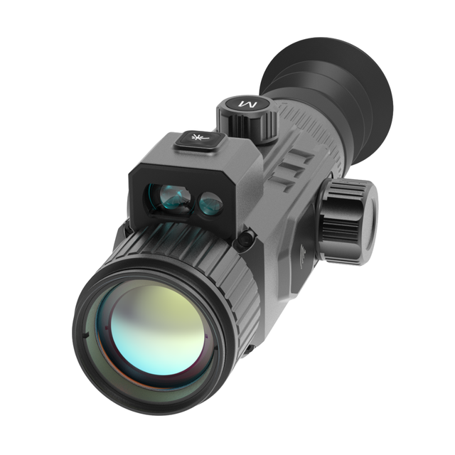 OEM Compact Thermal Scope 384*288 35mm Lens with Laser Rangefinder WiFi and Video Recording