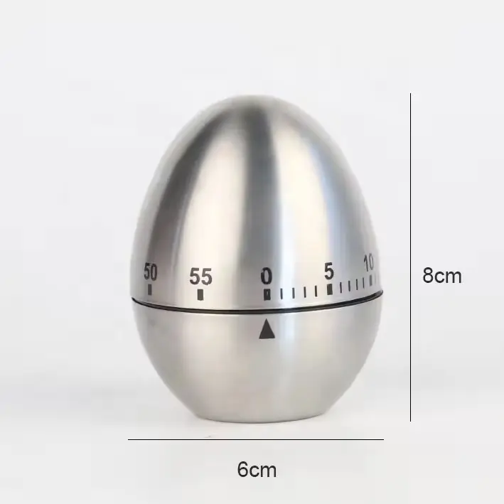 Handleiding 60 Minuten Mechanische Countdown Keuken Timer Luid Alarm Rvs Keuken Ei Kookwekker