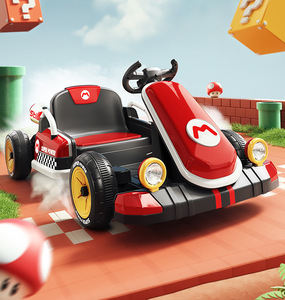 Coches Eléctricos Baratos para Niños, Go Karts con Control Remoto, Función de Derrape, Asiento Extra Grande - Product Image 1