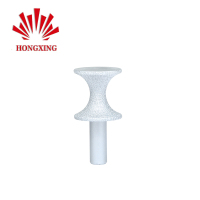 Fraise diamantée brasée sous vide à lame ronde pour le fraisage et le meulage, outils pour la sculpture du marbre et de la pierre, OEM