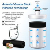 Filtre à eau pour réfrigérateur en carbone actif certifié NSF, usage domestique, 5231JA2002A 9890 ADQ72910901 GEN11042FR-08 ADQ72910907 9890