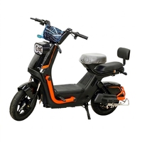 Bicicleta Eléctrica al por Mayor de Fábrica, 400W 48V, Bicicleta Eléctrica Urbana para Adultos, Batería de Plomo-Ácido, Scooter Eléctrico de Dos Ruedas
