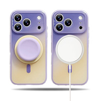 Étui magnétique haut de gamme color-block tendance compatible avec iPhone 18 Pro Max, coques de téléphone Apple 17/16/15, nouveau modèle