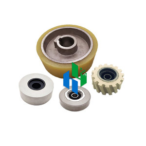 Rullo di alimentazione del bordo in gomma con cuscinetto per la macchina di bordatura a nastro premere le parti di ricambio delle ruote di pressione - Product Image 4