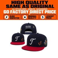 Gorras de Béisbol Personalizadas al por Mayor, Gorras Era Bordadas Originales Vintage, Gorras de Béisbol con Visera Plana, Gorras Snapback de Hip Hop