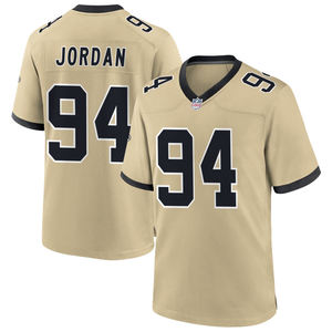 Maillots de football américain personnalisés pour hommes et femmes, New Orleans Gold Gameday Golds, 2025, brodés, uniformes pour jeunes - Product Image 6