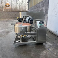 Marmite à Cuivre à Grande Capacité pour la Production de Bonbons au Caramel, Chaudière à Double Enveloppe, Machine de Cuisson pour la Transformation des Bonbons au Caramel