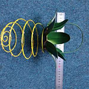 Lámpara Solar de Jardín con Forma de Piña, de Hierro Forjado, con Cable de Cobre, Portátil, Decoración para Exteriores, 12V DC, Celda Solar Monocristalina - Product Image 1
