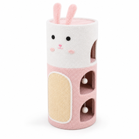 Tour d'escalade pour chat en peluche et sisal avec grotte fermée et panneau à gratter en corde de sisal pour grands chats, Vente en gros, Noël, OEM/ODM