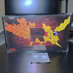 Oferta SYP: Estojo Protetor de Acrílico para Cartas de Pokémon - Moltres EX da Equipe Rocket (UPC) - Estojo de Acrílico 5+8mm com Tampas Magnéticas - Product Image 3