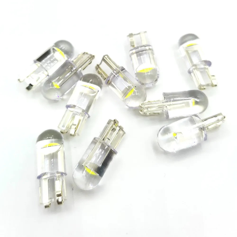 새로운 T10 W5W WY5W 168 501 2825 COB LED 자동차 웨지 주차 라이트 사이드 도어 전구 계기 램프 자동 번호판 라이트 12V