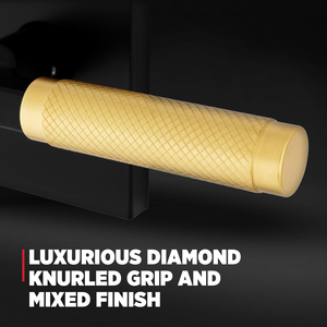 Poignée de porte carrée en alliage de zinc au design moderne, best-seller, serrure sans clé, finition noire mate/nickel brossé/or pour intérieur - Product Image 3