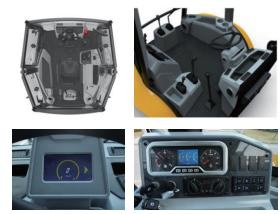 KATOCASE 420FJ Chargeuse sur pneus/Chargeuse compacte 25+ outils de travail Moment de charge élevé Capacité de la benne de 1,35 m Alimentée au diesel - Product Image 5