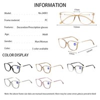 Nouvelle mode Anti-lumière bleue lunettes de presbytie pour femmes mode grand cadre avec clair marron violet gris PC matériel