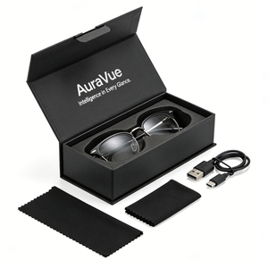 Caja <span class=keywords><strong>de</strong></span> Cartón Corrugado Resistente <span class=keywords><strong>para</strong></span> Gafas con Inserto, Almacena Gafas Inteligentes y Cargador <span class=keywords><strong>para</strong></span> Transporte - Product Image 3