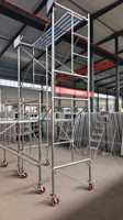 Échafaudage mobile pliable Xinxing professionnel, robuste, haute résistance, résistant à la corrosion, capacité de charge de 800 kg