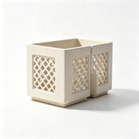 Jardinière en acier inoxydable pour hôtel, 120x40x50cm, revêtement poudré, pot de fleurs carré, prix d'usine en gros, logo personnalisé