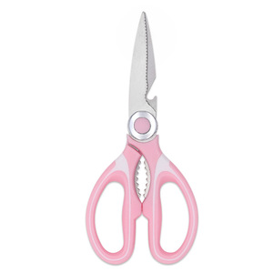 Kitchen Scissors Stainless Steel Straight Head Home Use Nordic Blue Gray - Product Image 4