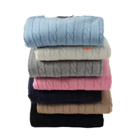 Pull en tricot personnalisé de style Old Money de luxe, avec logo brodé, col roulé, pull en tricot personnalisé, vêtements Y2K