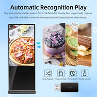 MWE envío gratis 65 pulgadas Hd ultrafino Lcd Publicidad pública pantalla tótem pantalla táctil interior señalización Digital quiosco