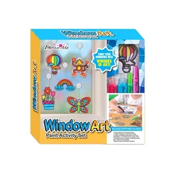 Jouets 2023 bricolage dessin enfants 3D dessin animé fenêtre Art Suncatcher Kit Arts et artisanat pour enfants de 6 à 8 ans