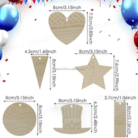 Tailai Trous de tranches de coeur en bois naturel faits à la main pour décorations murales mariage saint valentin Thanksgiving noël