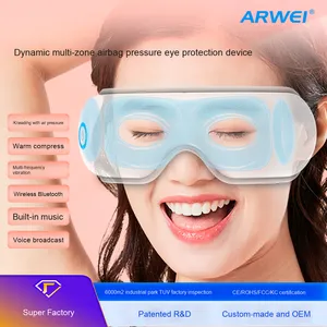 Masseur oculaire pliant 282 avec instrument de musique à compresse chaude à pression d'air pour la protection des yeux - Product Image 3