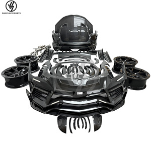 Nuevo Kit de Carrocería de Repuesto Universal de Fibra de Carbono Seca Brillante con Tejido Twill y Envasado al Vacío para Parachoques URUS - Product Image 2