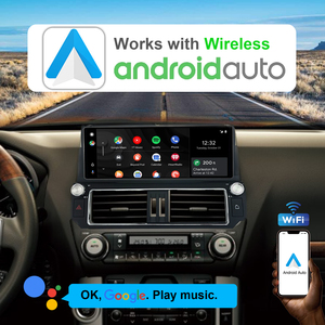 Radio para Auto Android de 12.3 Pulgadas para TOYOTA PRADO LC150 2014-, Pantalla CarPlay, Reproductor <span class=keywords><strong>Multimedia</strong></span> Estéreo, Navegación GPS, Bluetooth, Electrónica para Auto - Product Image 3