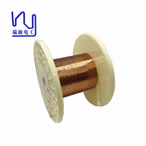 Alambre de cobre plano esmaltado, fabricado en China, 0,30mm x 1,00mm, Clase H