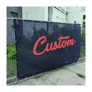 Custom Mesh Banner Outdoor Advertising Pvc Flex Hanging Waterproof Vinyl Signs Banners Printing