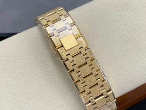 Montre de luxe pour plongeurs, qualité supérieure, étanche, mécanique, Audemars, 41 mm, mouvement THB Factory 3132, 15412, squelette en or avec pierres précieuses - Product Image 6