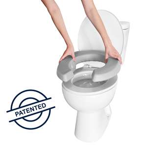 Asiento de inodoro acolchado (5 cm de altura), funda para asiento de inodoro, asiento de WC para tapa KMINA K30030 - Product Image 5