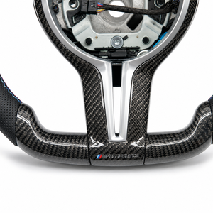 Volant de voiture pour BMW F30 M3 F80 M4 F82 M2 F87 X5 F15 E70 E71 Série <span class=keywords><strong>F</strong></span> F11 F18 en stock, volant en cuir - Product Image 3