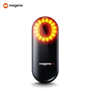 Feu arrière <span class=keywords><strong>radar</strong></span> intelligent Magene L508 pour vélo de <span class=keywords><strong>route</strong></span>, avec détection de freinage et lumière d'avertissement haute luminosité pour la conduite nocturne - Product Image 3