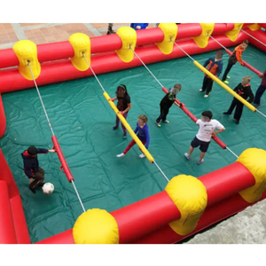Giant Inflatable Human Foosball Table Sport Games Inflatable Football Pitch Outdoor Indoor Inflatable Soap Football <strong>Field</strong> - Product Image 4