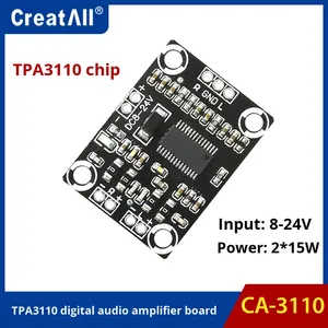 CA-3110 Dual Channel Stereo <span class=keywords><strong>Class</strong></span> D kỹ thuật số khuếch đại <span class=keywords><strong>Board</strong></span> 2x15W 8-24V linh kiện điện tử - Product Image 6