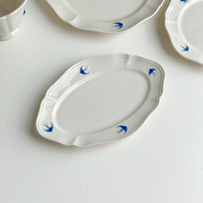 19.6*13cm oval plate