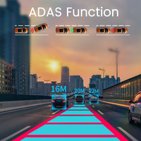 10 pouces Streaming Media 3 canaux enregistrement 4g Android 10 système miroir Gps Wifi Navigation ADAS DMS carte Sim visualisation à distance en direct