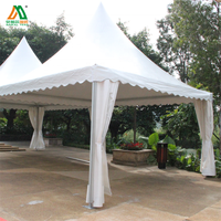 Tente de réception en aluminium, auvent extérieur, abri solaire de jardin, tentes pagode pour événements, expositions et sports - Imperméable et robuste