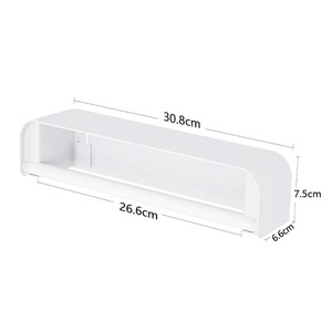 Porte-serviettes en papier de cuisine Style français Durable Magnétique Sans perçage Stable Robuste ABS Chargement facile pour réfrigérateur Mur <span class=keywords><strong>Armoire</strong></span> - Product Image 1
